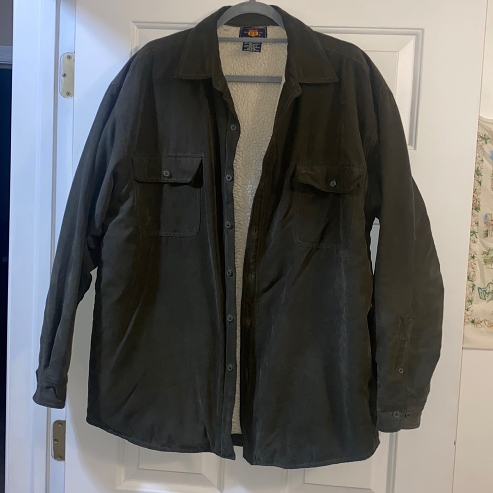 Faux Suade/Sherpa Jacket